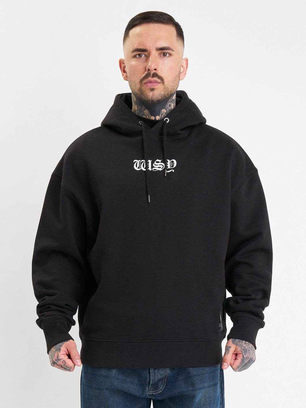 Whoshotya Matria Heavy Oversize Hoodie Black - Amstaff Wear