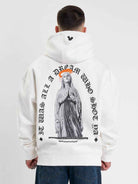 Whoshotya Matria Heavy Oversize Hoodie White - Amstaff Wear