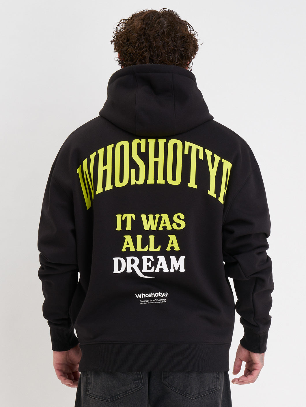 Whoshotya Toxigen Heavy Oversize Hoodie Black - Amstaff Wear