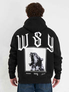 Whoshotya Swiftclaw Heavy Oversize Hoodie Black - Amstaff Wear