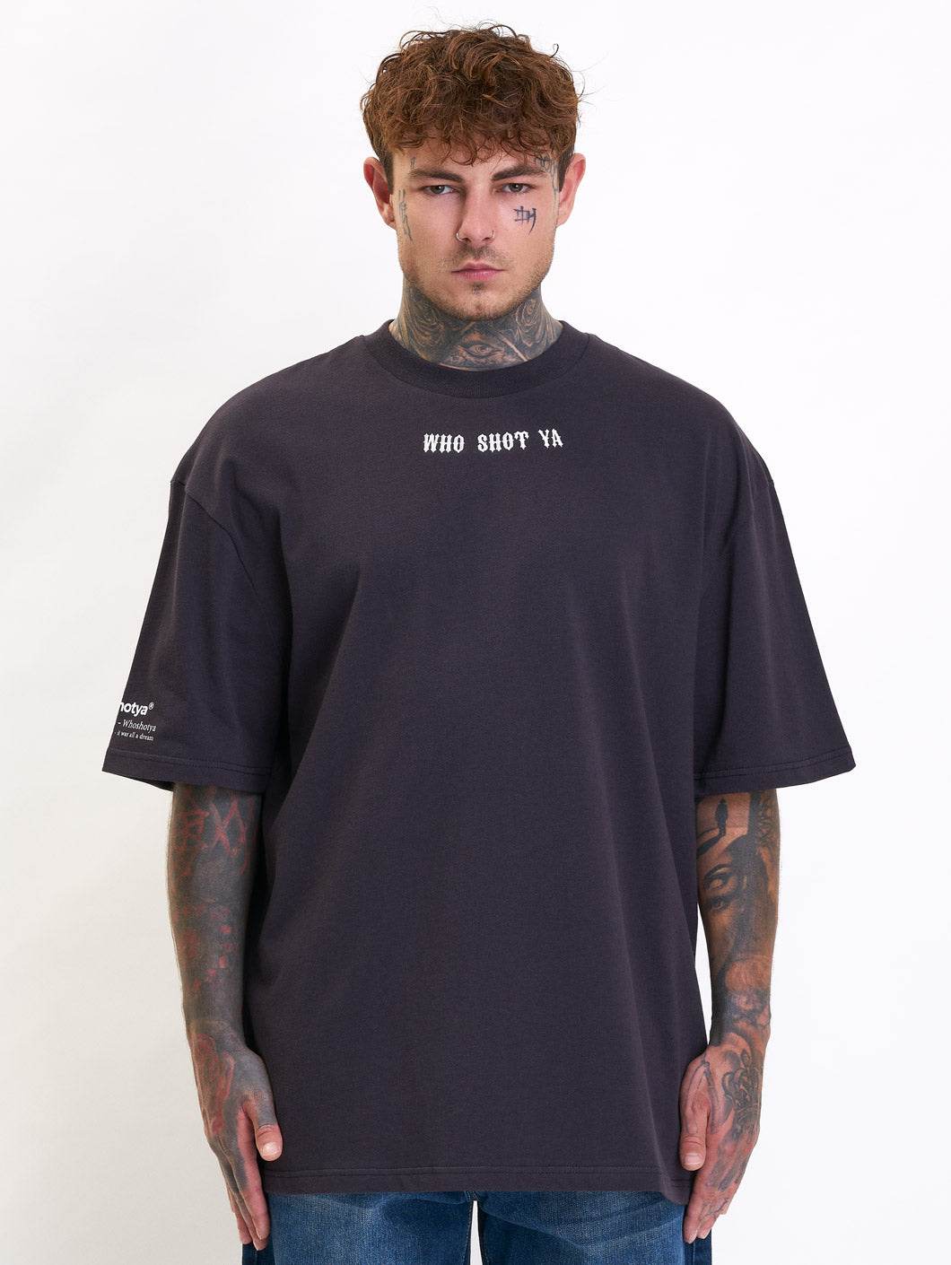Eagle Oversized T-Shirt Black - Amstaff Wear