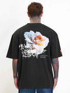 Rose Oversized T-Shirt Black - Amstaff Wear