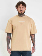 Whoshotya Ethereal Oversize T-Shirt Beige - Amstaff Wear