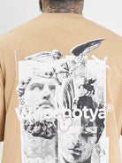 Whoshotya Ethereal Oversize T-Shirt Beige - Amstaff Wear