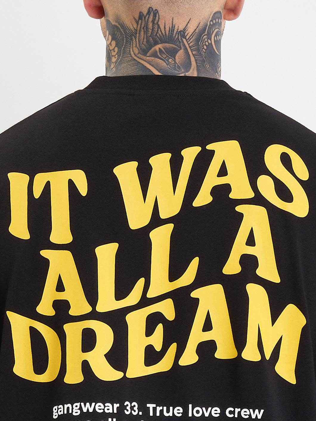 Whoshotya Dreamerz Oversize T-Shirt Black - Amstaff Wear