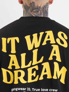 Whoshotya Dreamerz Oversize T-Shirt Black - Amstaff Wear