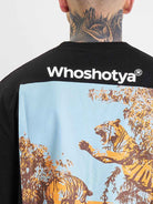 Whoshotya Feralith Oversize T-Shirt Black - Amstaff Wear