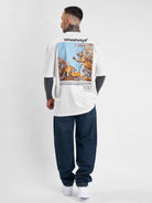Whoshotya Feralith Oversize T-Shirt White - Amstaff Wear