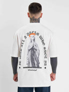 Whoshotya Matria Oversize T-Shirt White - Amstaff Wear