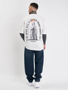 Whoshotya Matria Oversize T-Shirt White - Amstaff Wear
