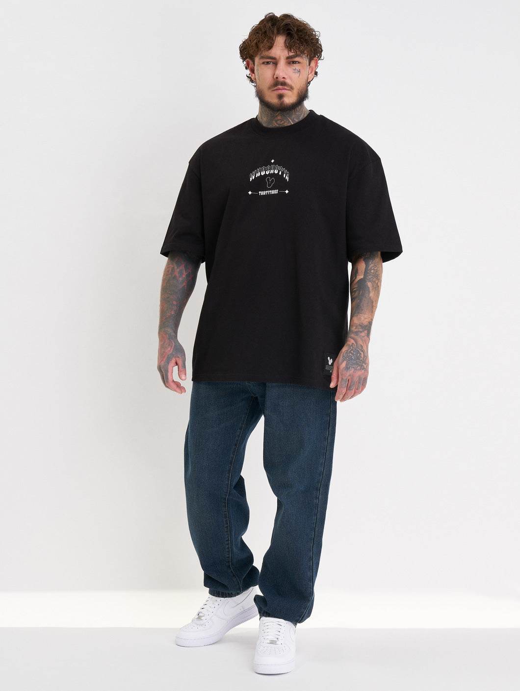Whoshotya Legacian Oversize T-Shirt Black - Amstaff Wear