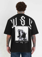 Whoshotya Swiftclaw Oversize T-Shirt Black - Amstaff Wear