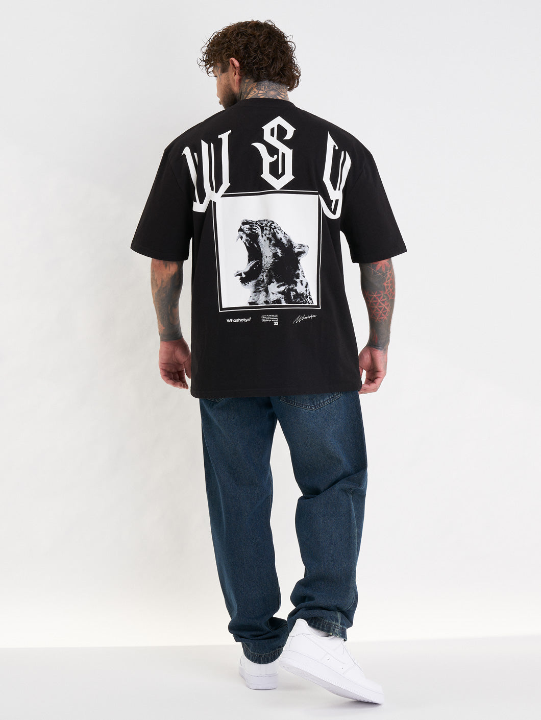 Who Shot Ya? Swiftclaw Oversize T-Shirt Black
