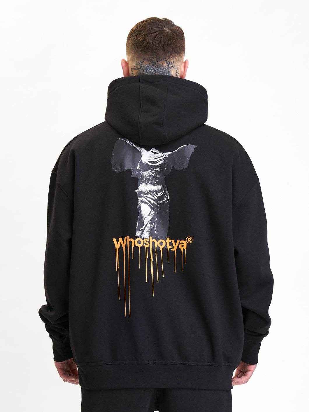 Headless Oversized Hoodie Black - Amstaff Wear