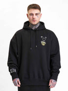 Rusty Bullet Oversized Hoodie Black - Amstaff Wear