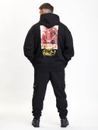 Rusty Bullet Oversized Hoodie Black - Amstaff Wear