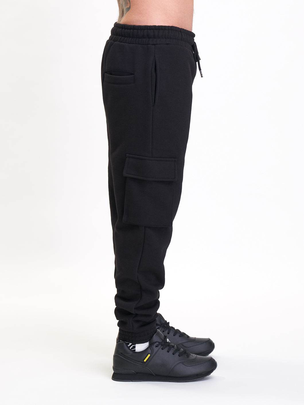 Whoshotya Classic Cargo Pants Black - Amstaff Wear