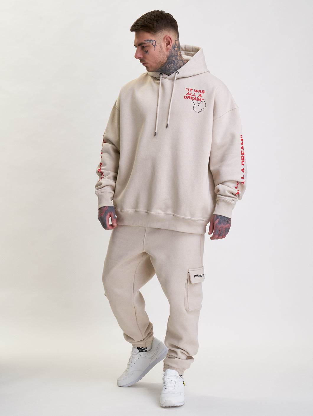 Whoshotya Classic Cargo Pants Light Beige - Amstaff Wear