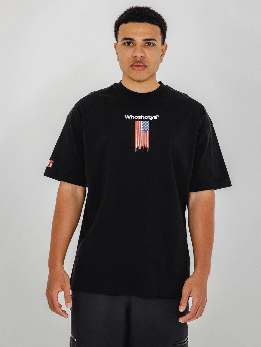 flagdrips oversized t-shirt - 1