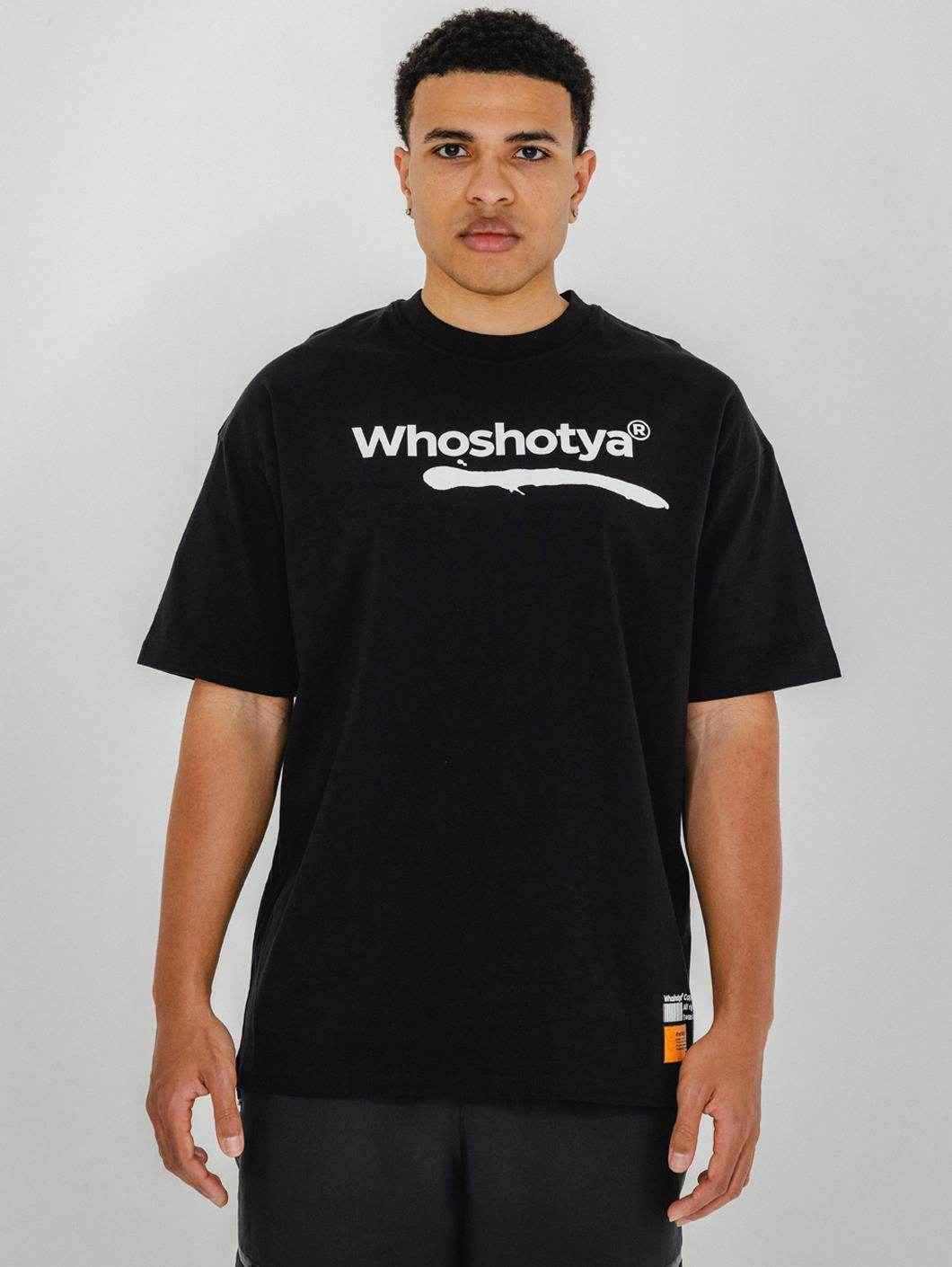 Whitelines Oversized T-Shirt Black - Amstaff Wear