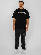 Whitelines Oversized T-Shirt Black - Amstaff Wear