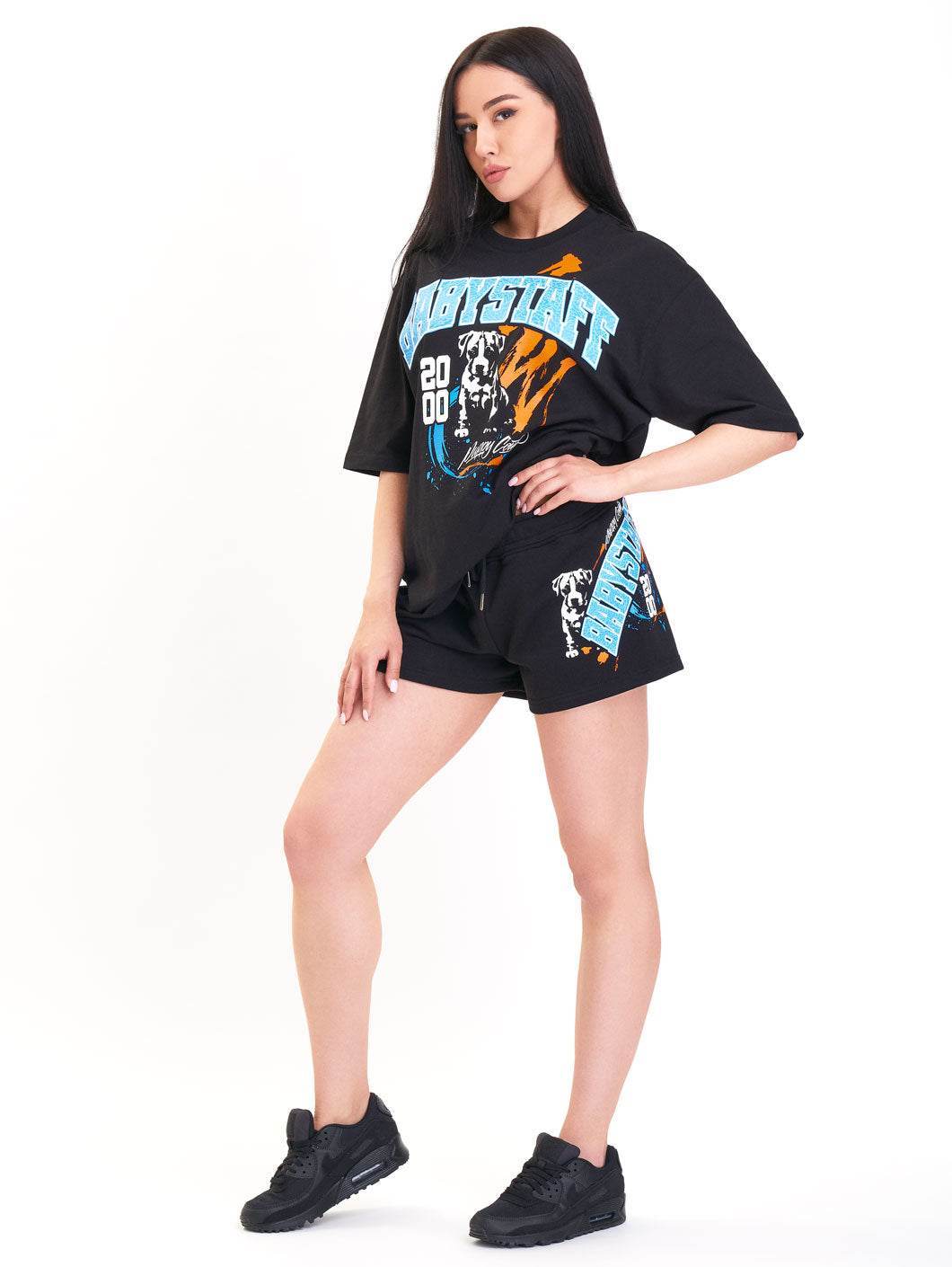 Babystaff Trello Shorts Black - Amstaff Wear
