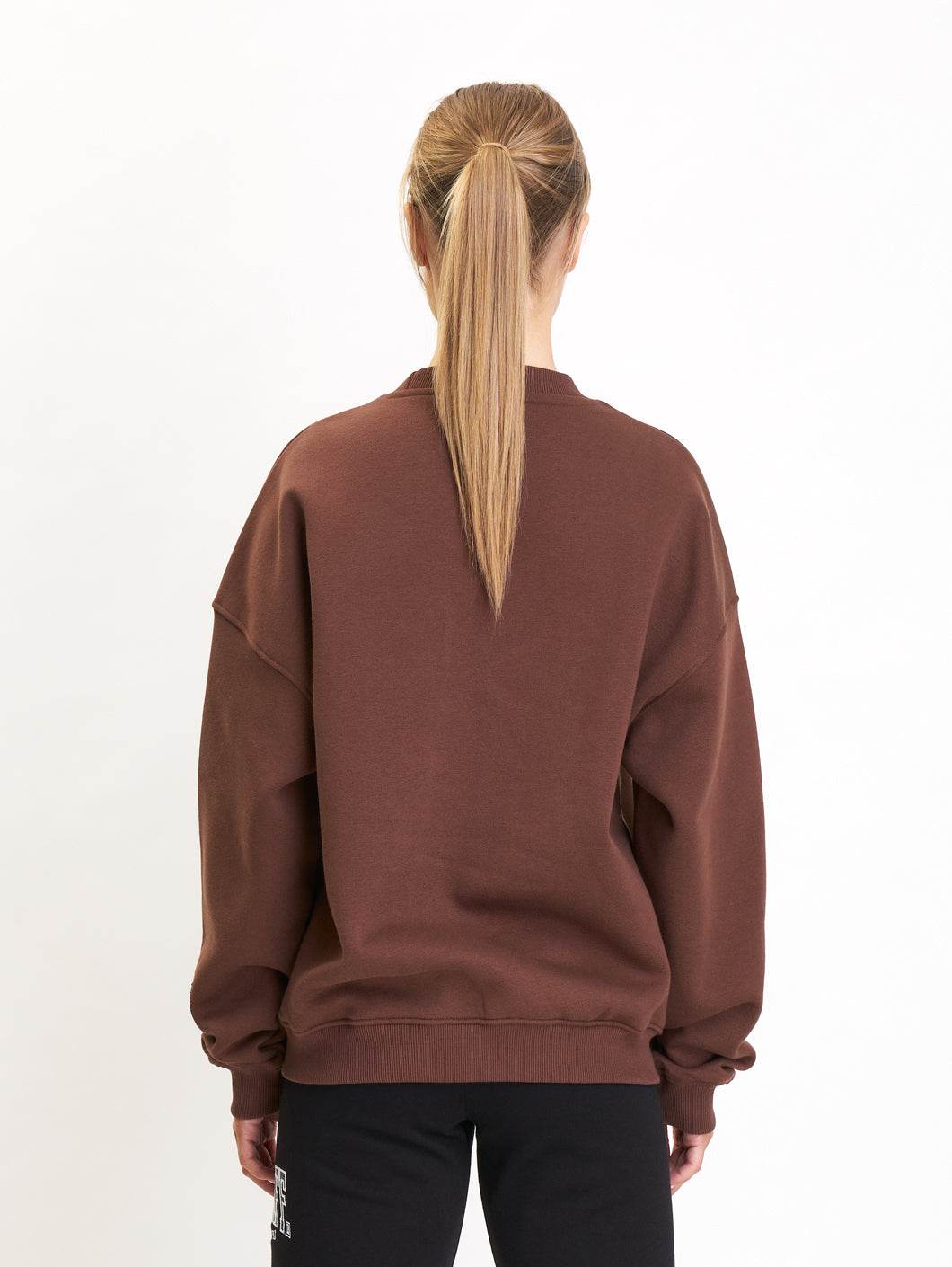 Babystaff College Oversized Sweatshirt Brown - Amstaff Wear