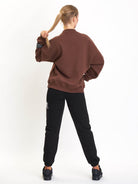 Babystaff College Oversized Sweatshirt Brown - Amstaff Wear