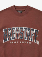 Babystaff College Oversized Sweatshirt Brown - Amstaff Wear