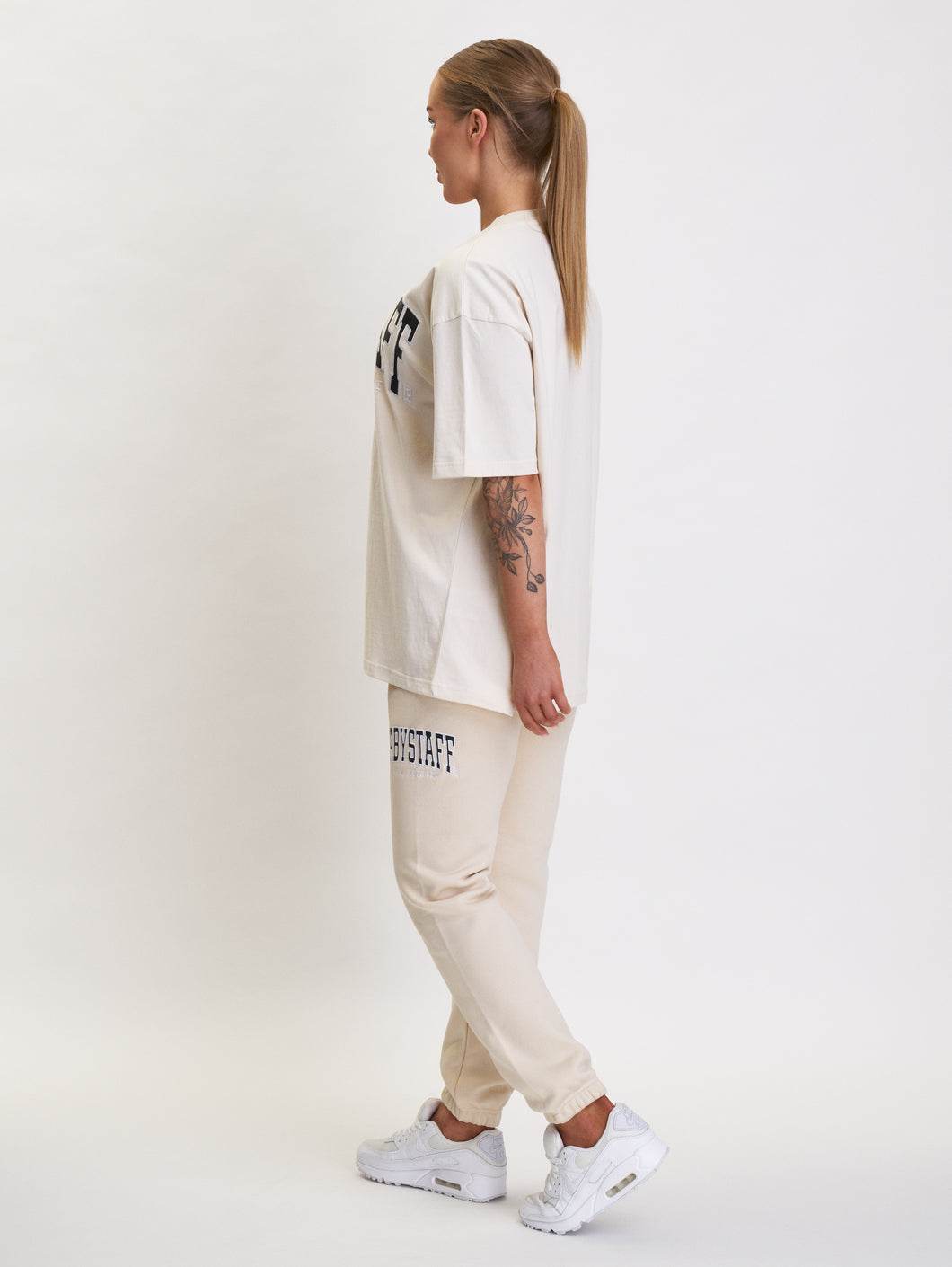 Babystaff College Sweatpants Cream - Amstaff Wear