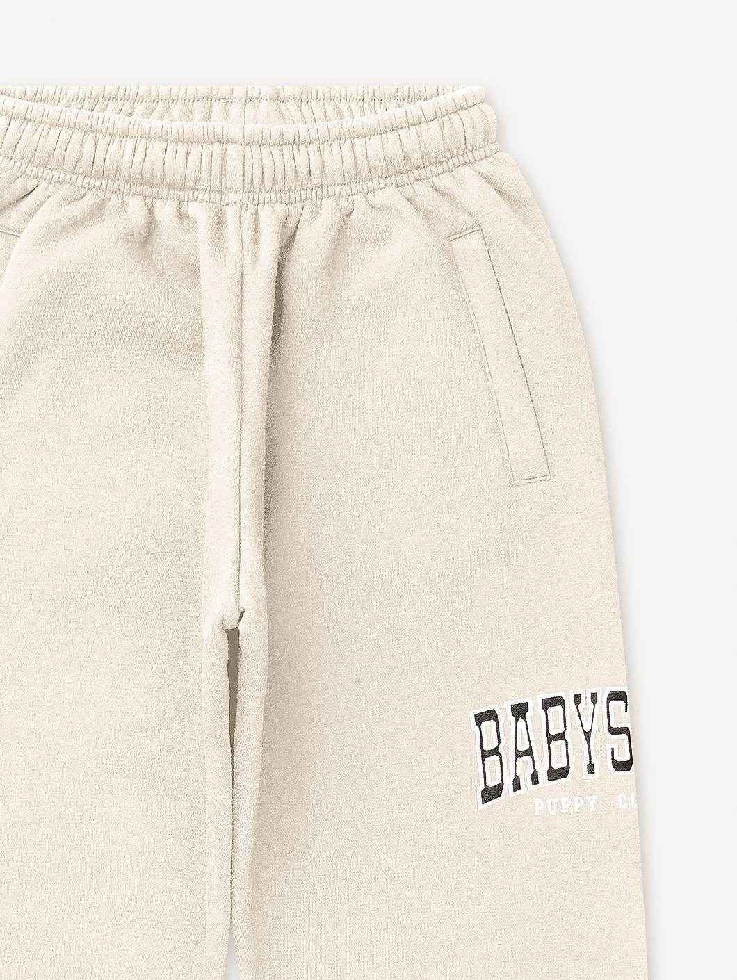 Babystaff College Sweatpants Cream - Amstaff Wear