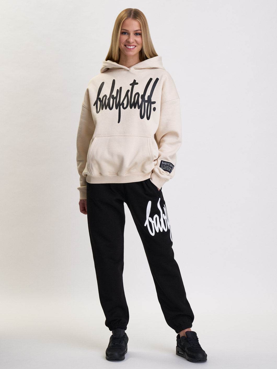 Babystaff Fast Oversize Hoodie Cream - Amstaff Wear