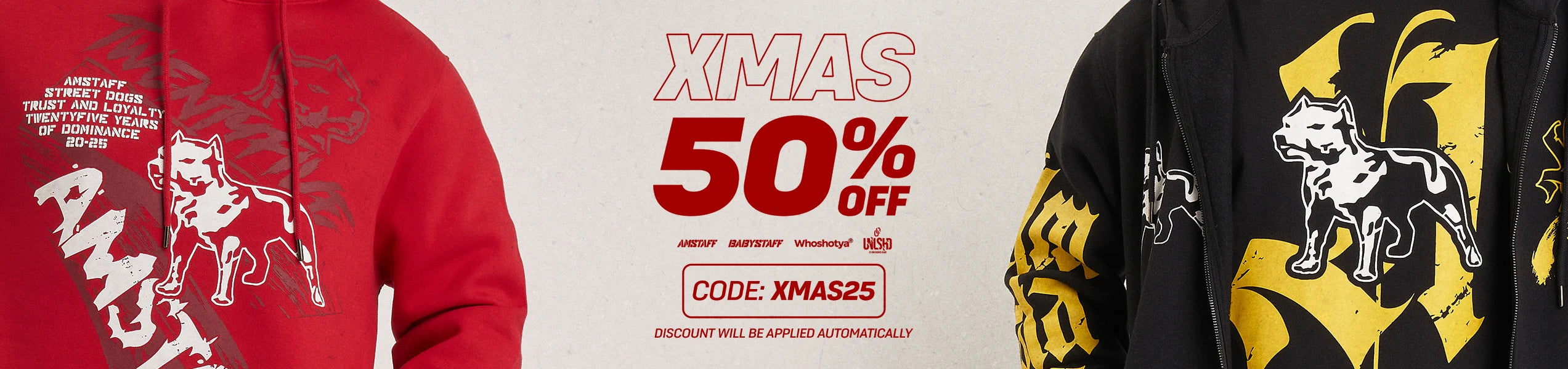 WEIHNACHTEN 50 % RABATT – Der Rabatt wird automatisch angewendet. CODE: XMAS25