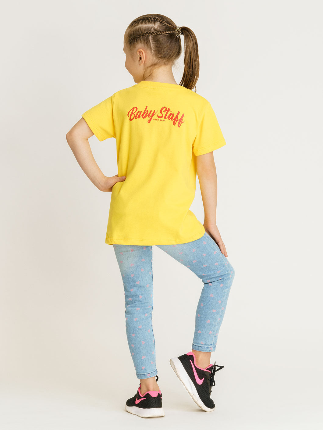 babystaff kids logo t-shirt yellow - 5