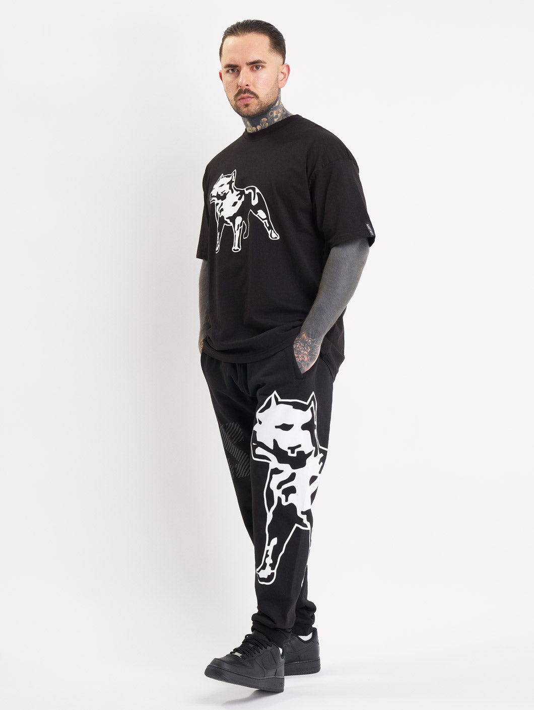 amstaff baran sweatpants black - 1