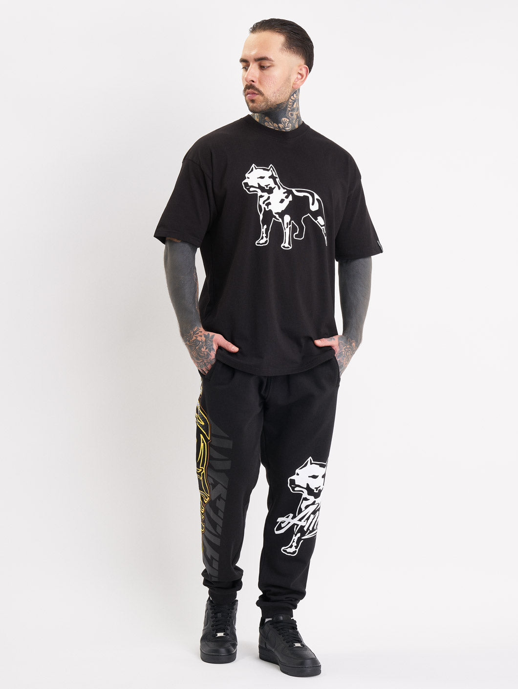 amstaff maros sweatpants black - 1