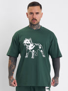 Amstaff Logo 2.0 T-Shirt Green - Amstaff Wear
