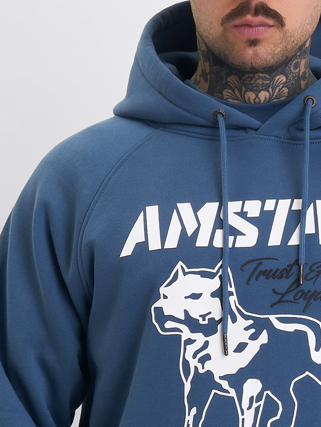 Amstaff Logo 2.0 Hoodie Cobald Blue - 4