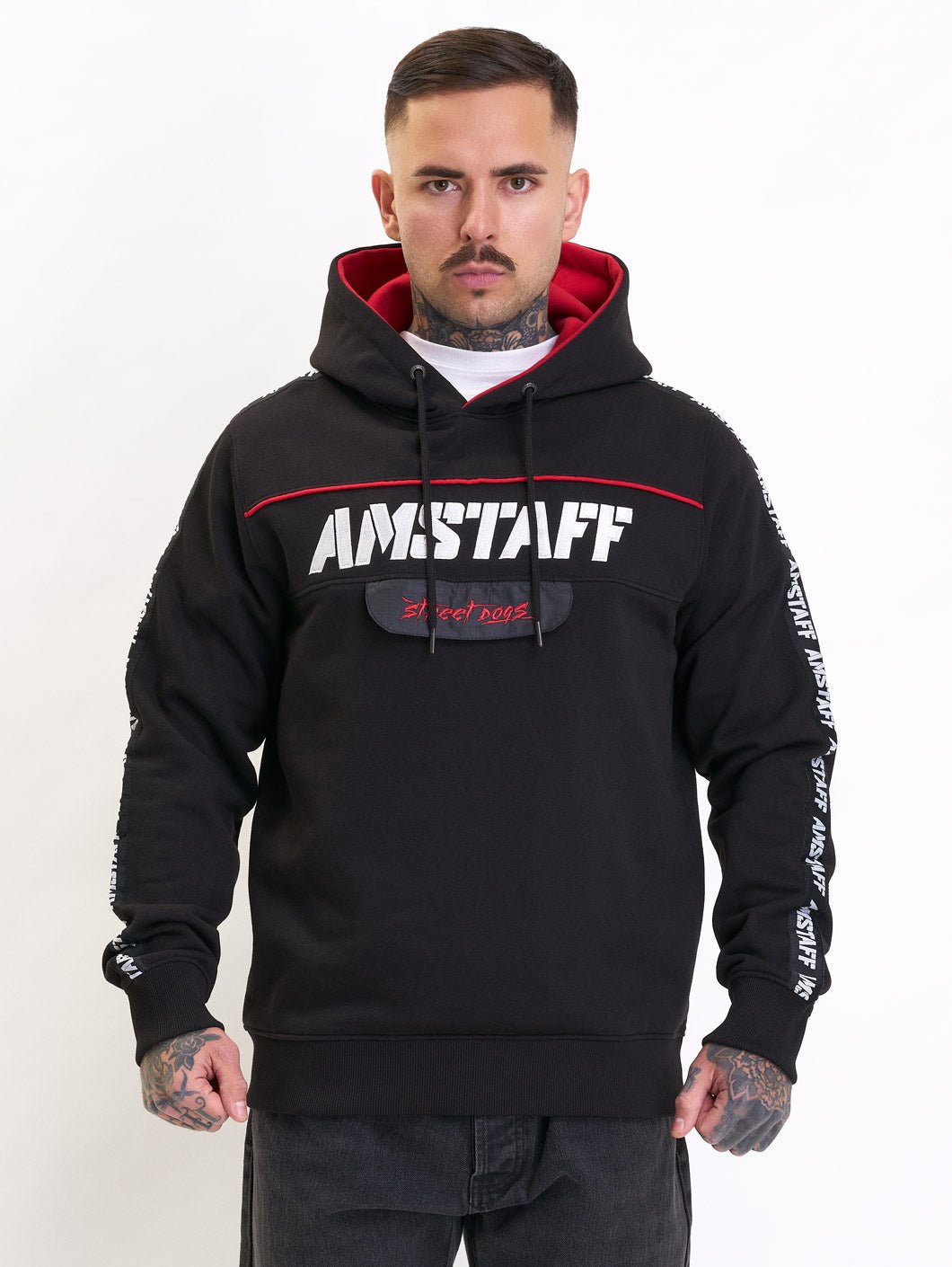amstaff street dogs hoodie - 0