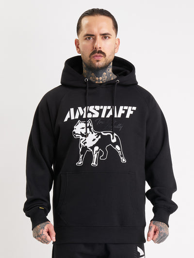 Amstaff Logo 2.0 Hoodie Black White