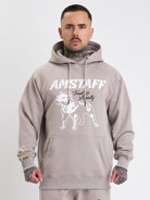 Amstaff Logo 2.0 Hoodie Beige - Amstaff Wear
