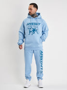 Amstaff Logo 2.0 Hoodie Horizon Double Blue - Amstaff Wear