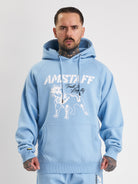 Amstaff Logo 2.0 Hoodie Horizon Blue - Amstaff Wear