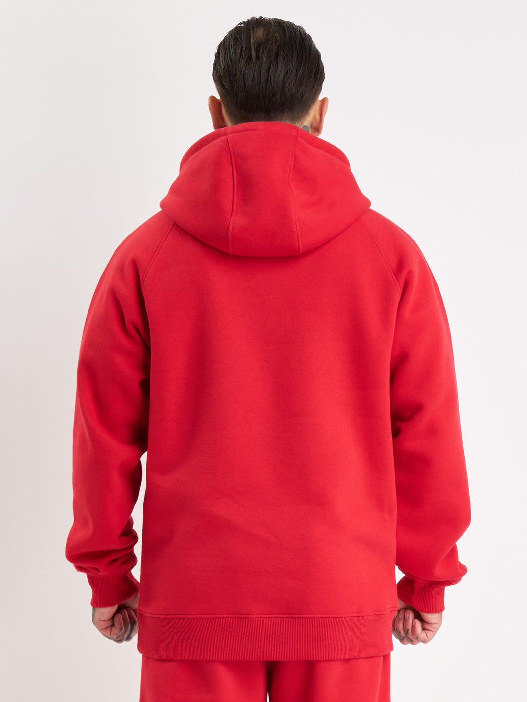 Amstaff Logo 2.0 Hoodie Red Black - Amstaff Wear