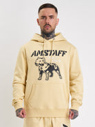 Amstaff Logo 2.0 Hoodie Vanilla Cream - Amstaff Wear