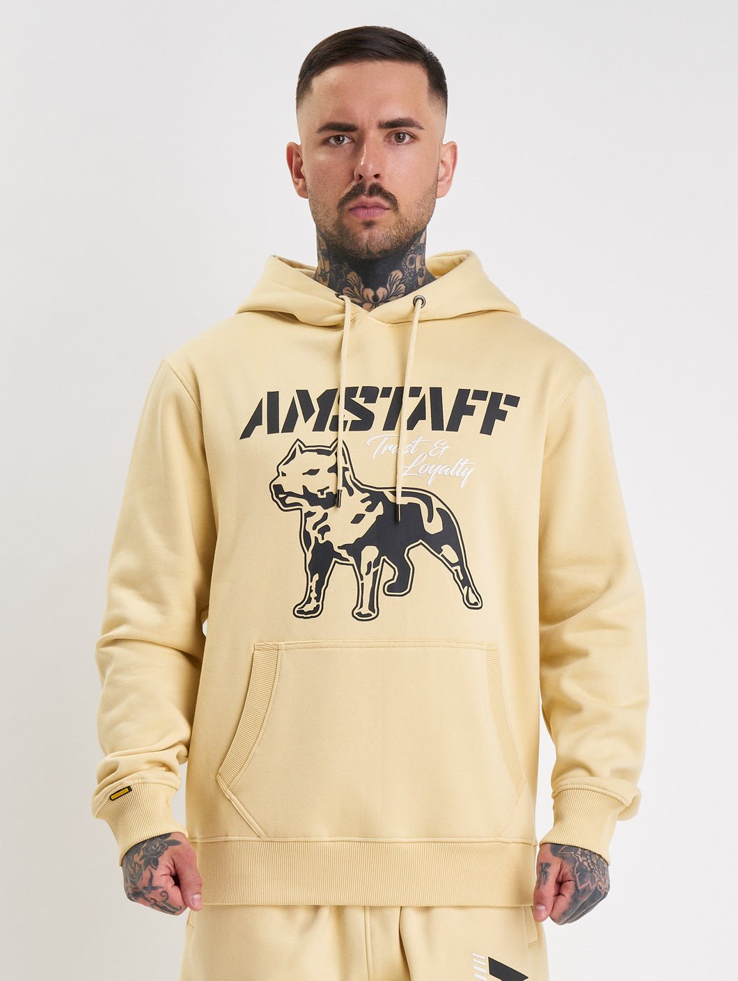 Amstaff Logo 2.0 Hoodie Vanilla Cream - 0