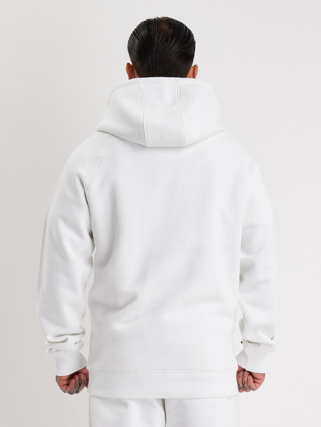 Amstaff Logo 2.0 Hoodie White Black