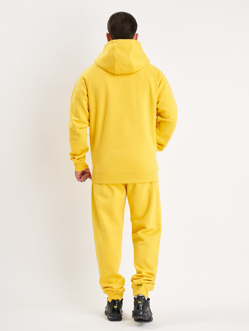 Amstaff Logo 2.0 Hoodie Yellow Black - Amstaff Wear