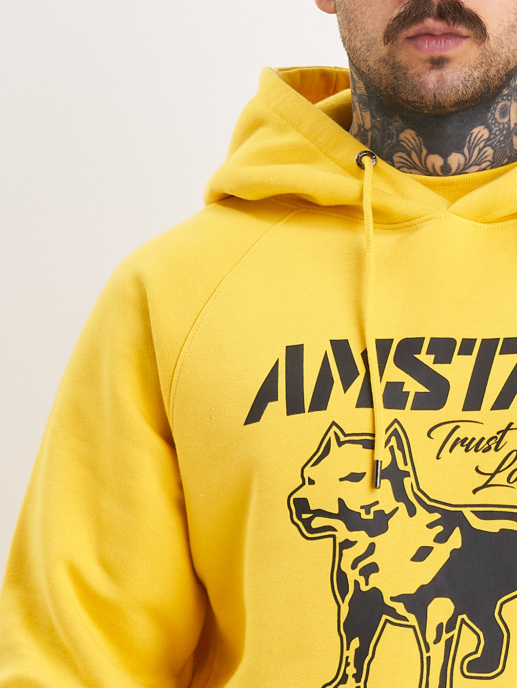 Amstaff Logo 2.0 Hoodie Yellow Black