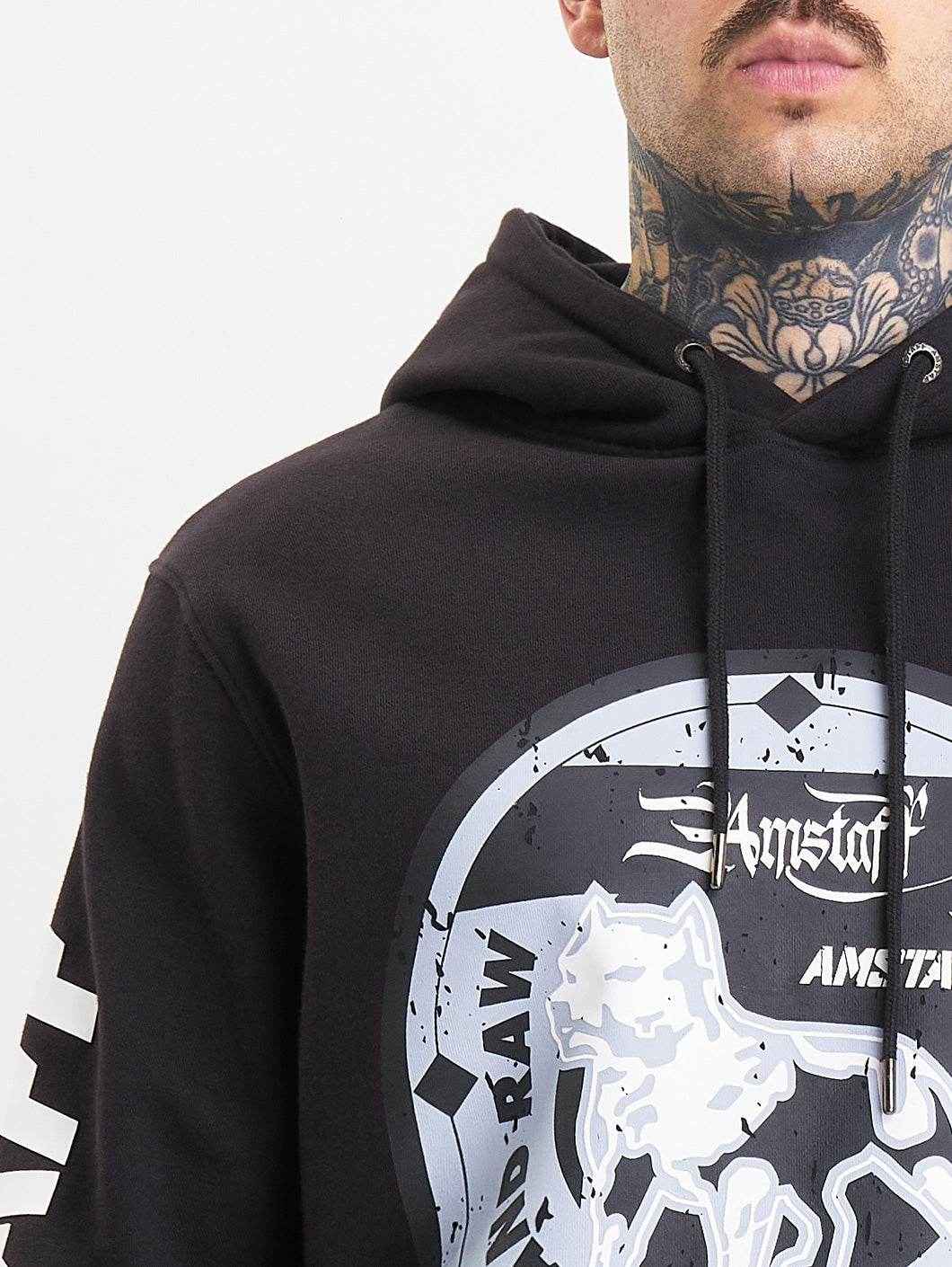 Amstaff Dyster Hoodie Black - Amstaff Wear